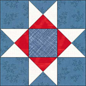 Ohio Star quilt block www.dlstewart.com